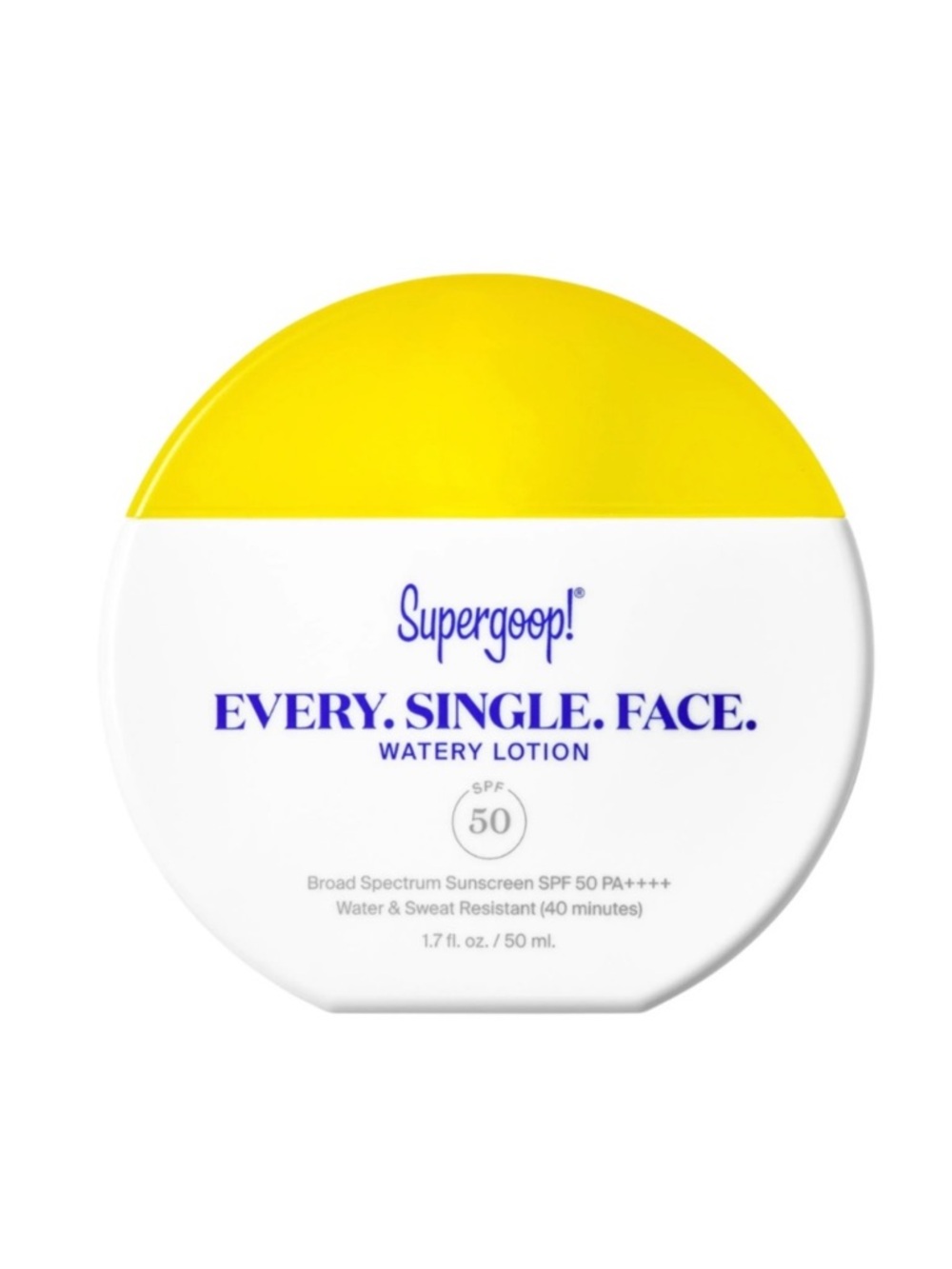 Supergoop! Every. Single. Face. Watery Lotion Sunscreen SPF 50, 1.7 fl oz/ 50 ml - Picture 2 of 13